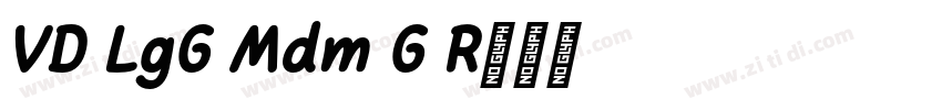 VD LogoG Medium G Re字体转换